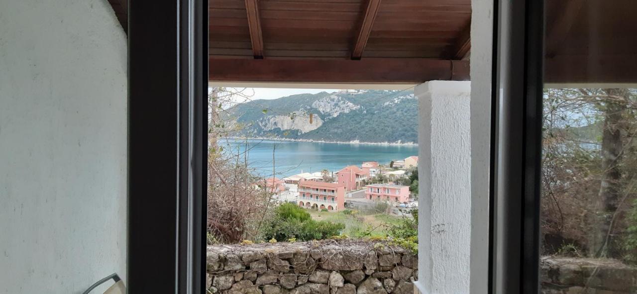 Villa Theodora View Apartments Thalia Agios Georgios Pagon Bagian luar foto