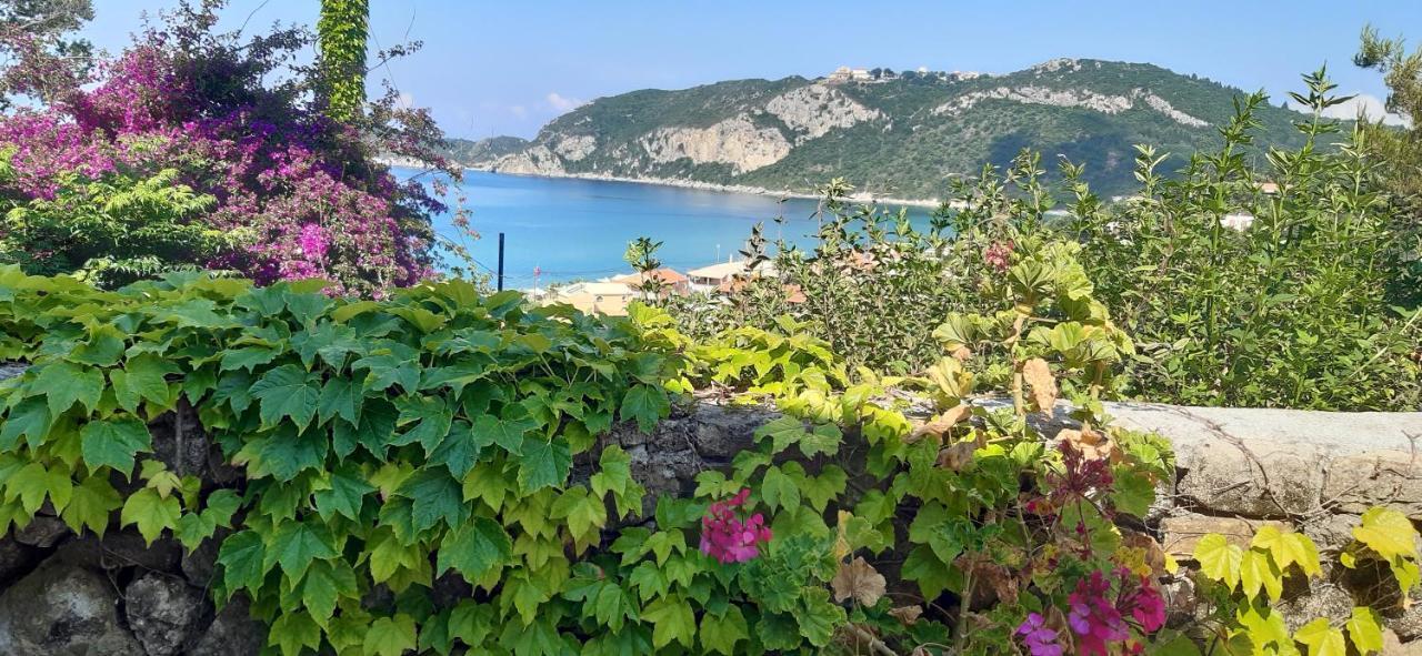 Villa Theodora View Apartments Thalia Agios Georgios Pagon Bagian luar foto